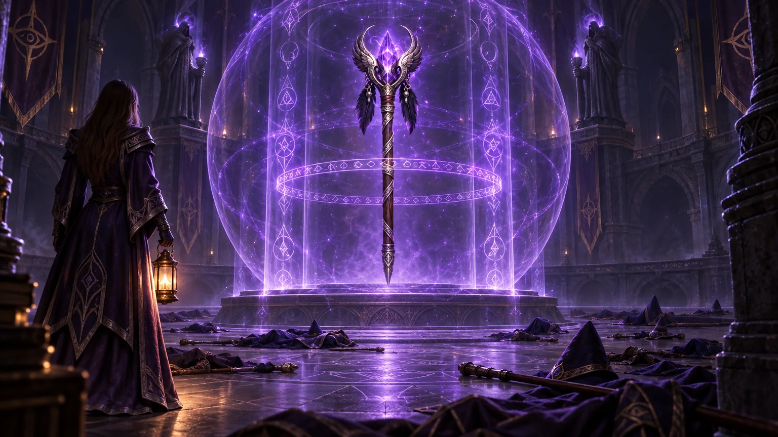 Atiesh — the Kirin Tor seals the dangerous staff inside Dalaran