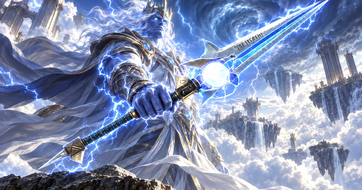 Artwork for Thunderfury, Blessed Blade of the Windseeker: A Lore History.