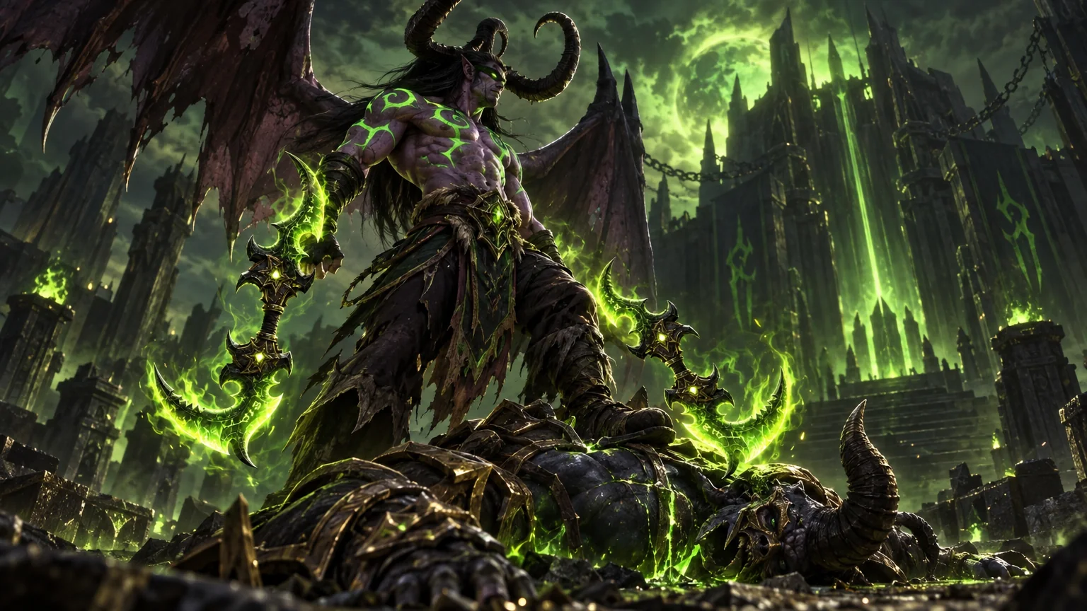 Warglaives of Azzinoth — the legendary set becomes the emblem of demon hunters