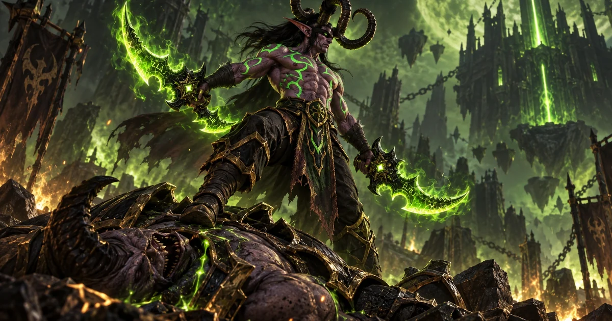 Artwork for Warglaives of Azzinoth: History, Power, and Legacy.