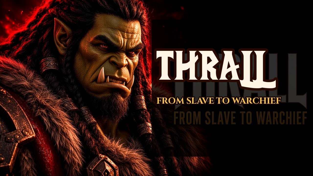 Official YouTube thumbnail for Thrall: From Slave to Warchief | Thrall Saga Teaser.