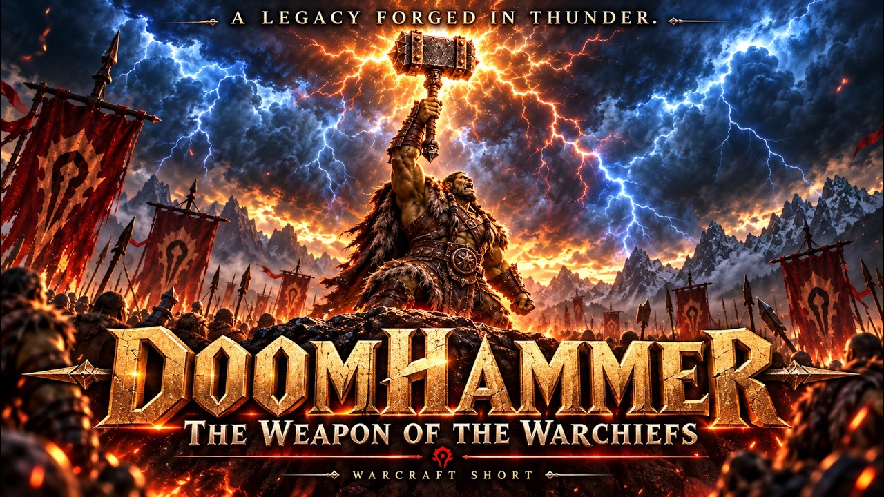 Artwork for Doomhammer: The Prophecy That Passed From Orgrim to Thrall | Warcraft Legendary Weapons.