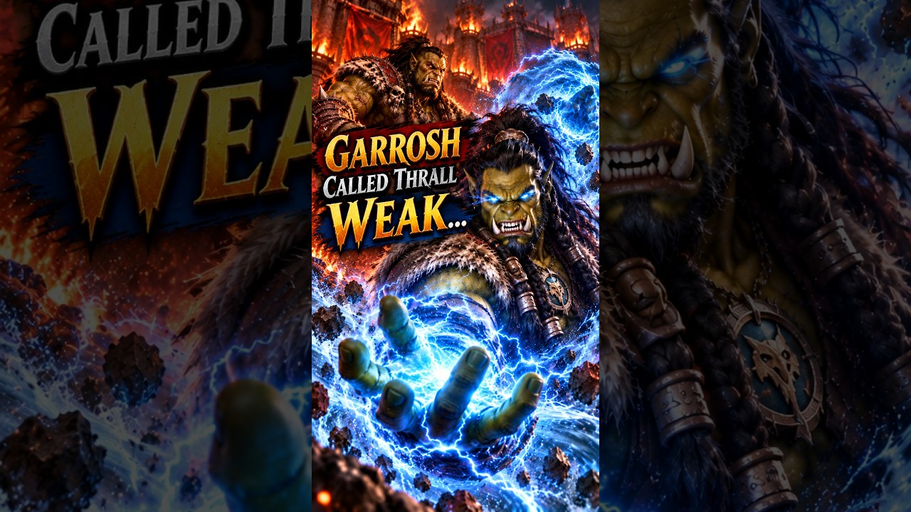 Official video artwork for Garrosh Called Thrall Weak… Then the Elements Answered ⚡ #warcraft.