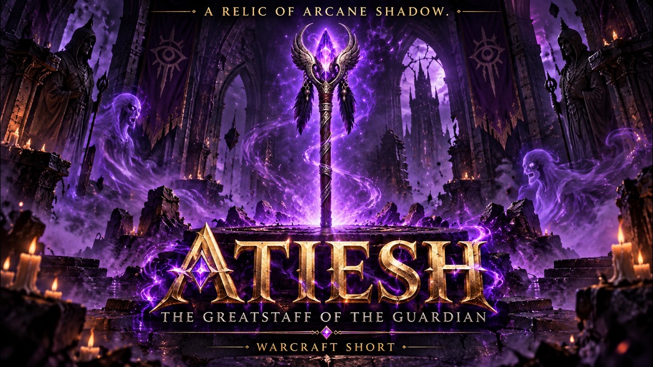 Official YouTube thumbnail for Atiesh: The Staff That Killed Every Mage Who Touched It | Warcraft Legendary Weapons.