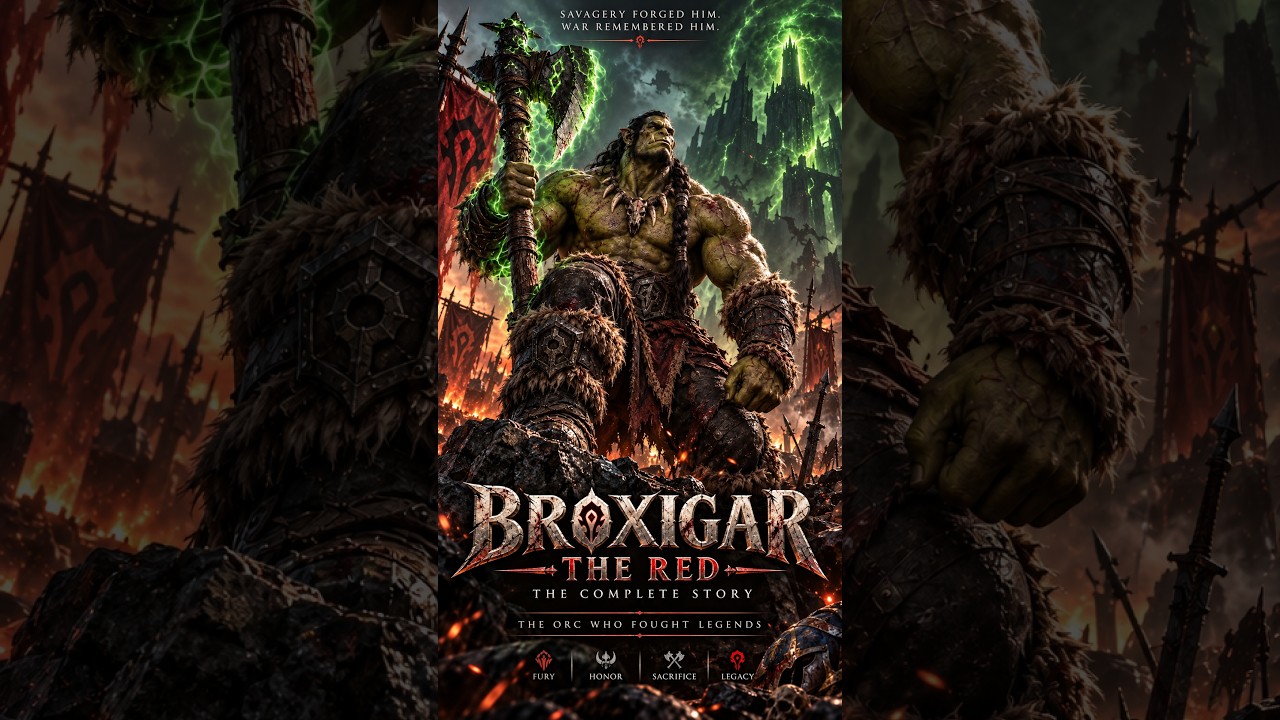Official YouTube thumbnail for Broxigar, the warrior who charged a god.