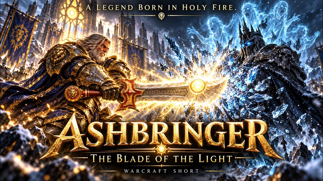 Official YouTube thumbnail for Ashbringer: The Sword That Shattered Frostmourne | Warcraft Legendary Weapons.