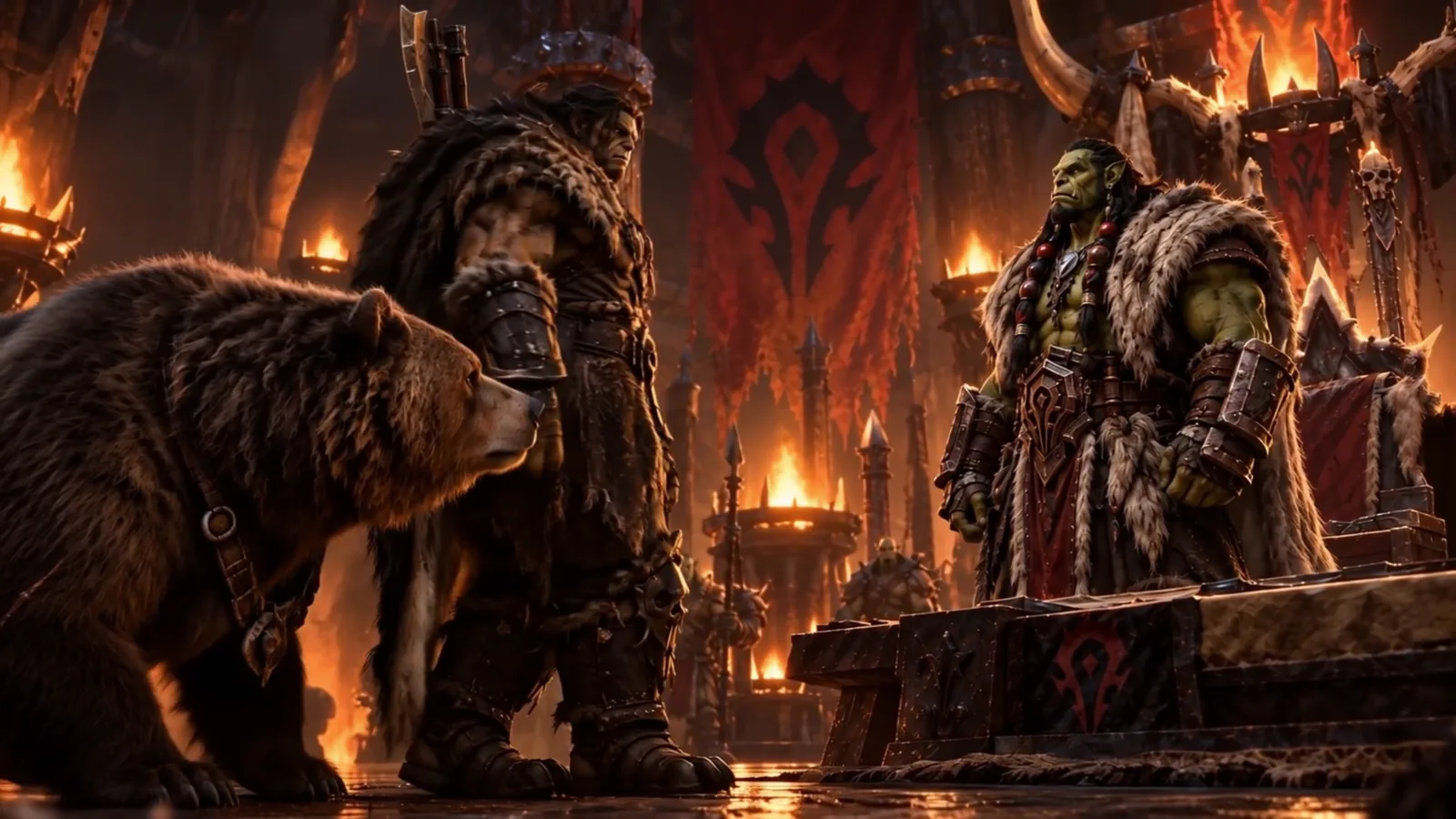 Rexxar and Misha meeting the leader he chose to follow.