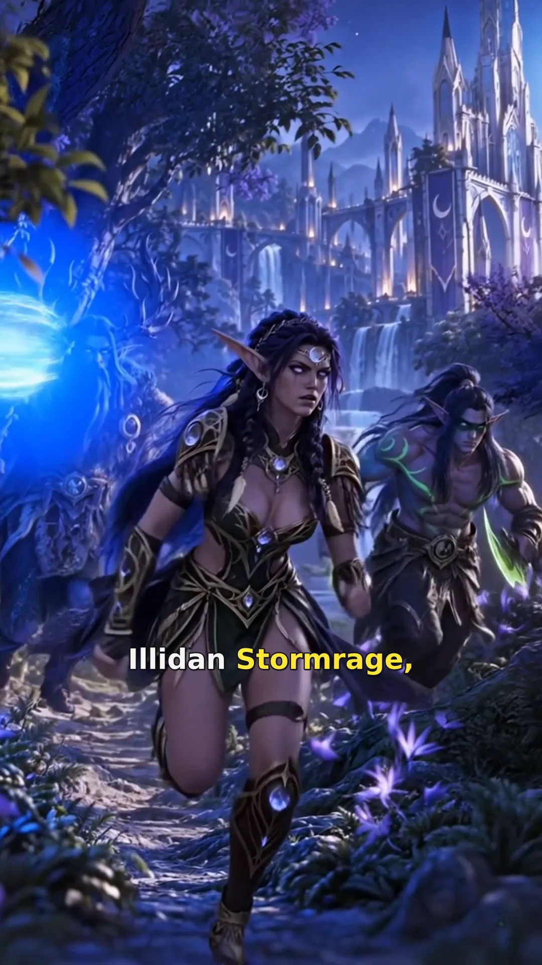 Frame from the official Tyrande Whisperwind Short.