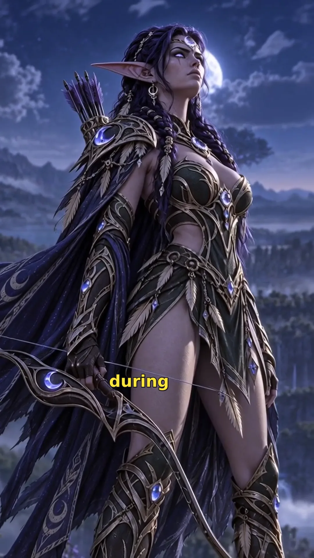Second frame from the official Tyrande Whisperwind Short.
